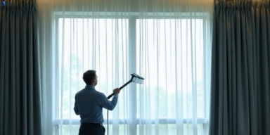 Commercial curtain steam cleaning service caringbah-nsw hotels offices